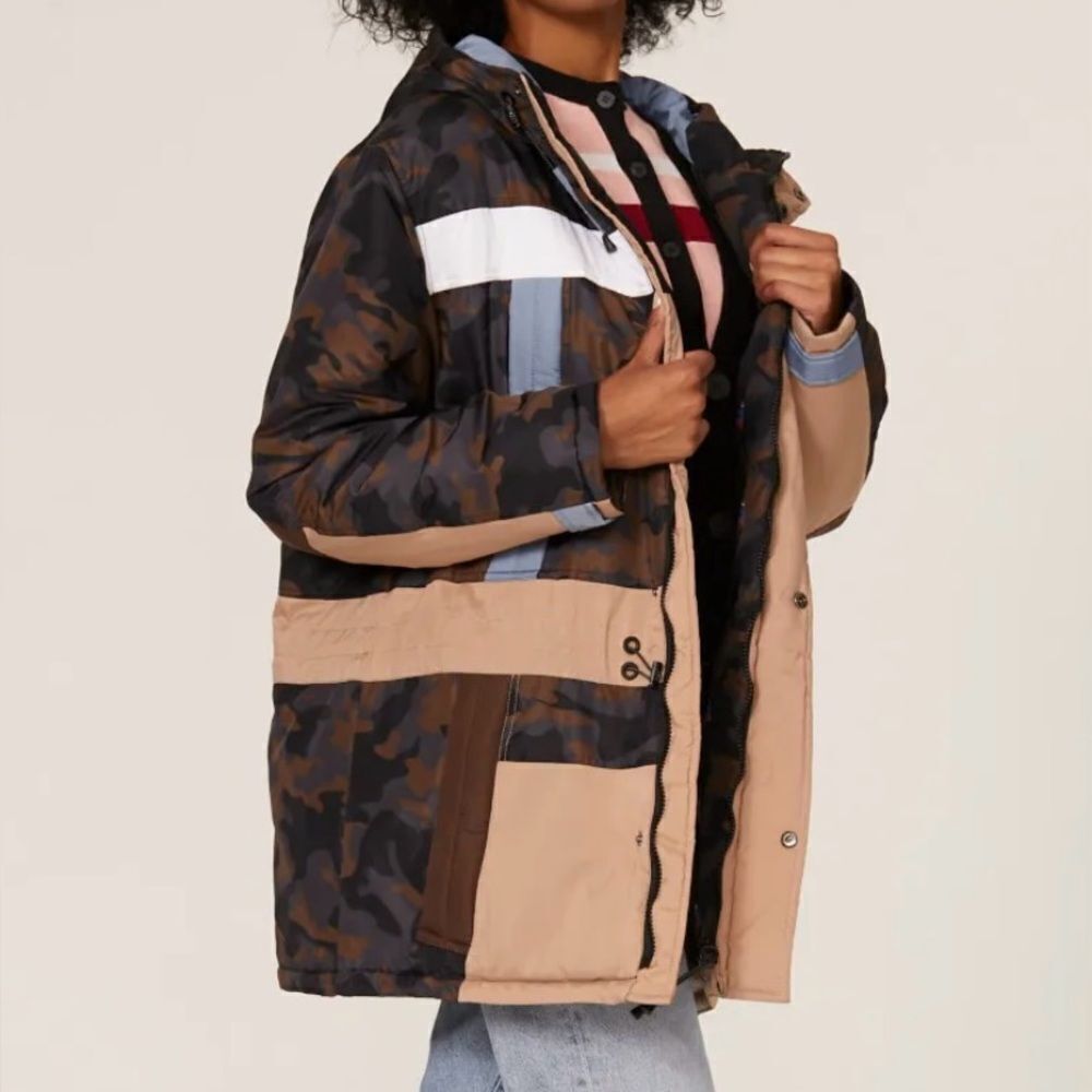 Munthe Camouflage Hood Jacket(Size 32)